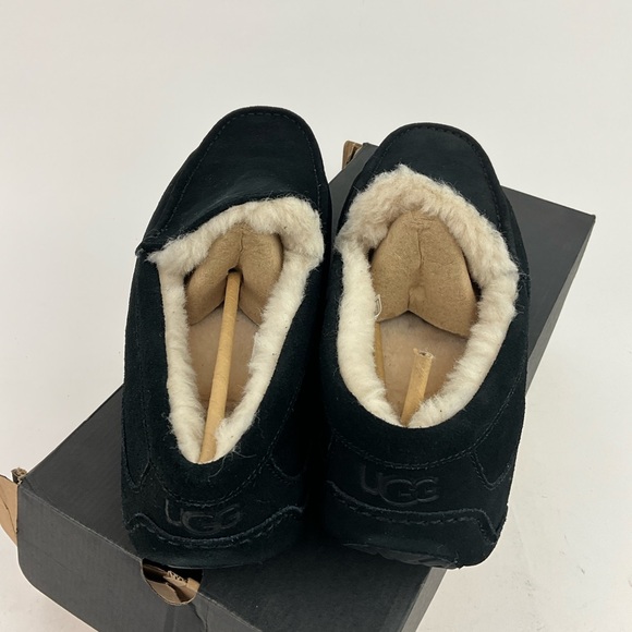 UGG Men’s Black Suede Loafers US size 16 NIB READ - Picture 4 of 10